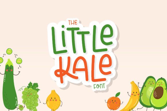 A Little Kale Font: Whimsical Typography for Editorial Design