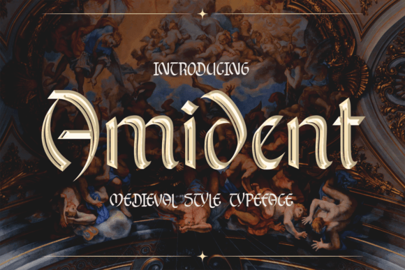 Amident Font Review: Medieval Style for Web Design