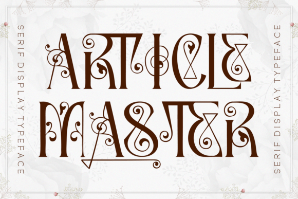 Article Master Font: Add Handcrafted Charm to Your Brand