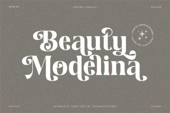 Beauty Modelina Font: Elevating Editorial Design