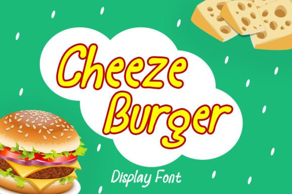 Cheeze Burger Font: Playful Display Type for Makers