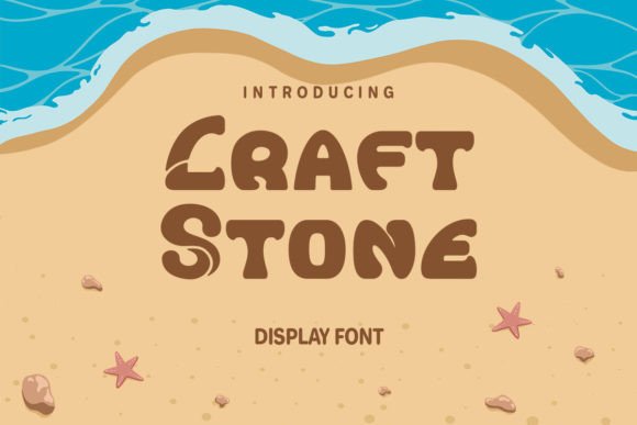 Craftstone Font: Playful Display Typography for Web Design