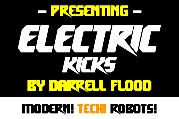 Electric Kicks Font Review: Testing a Spiky Sci-Fi Typeface