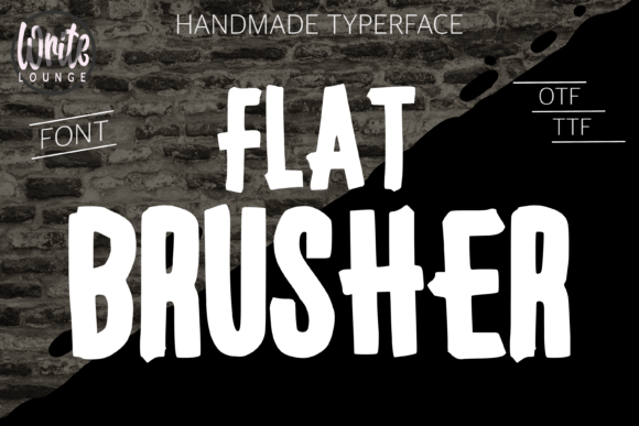 Flat Brusher Font Review for Web Design