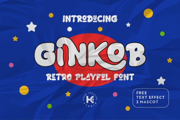 Ginkob Font: Retro Charm for Handmade Products