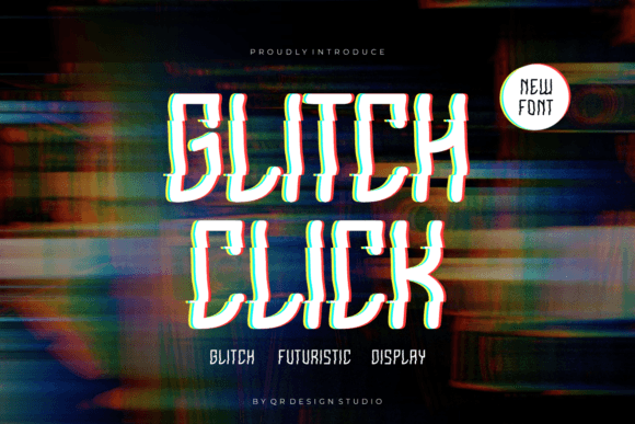 Glitch Click Font: A Display Typeface for Modern Branding