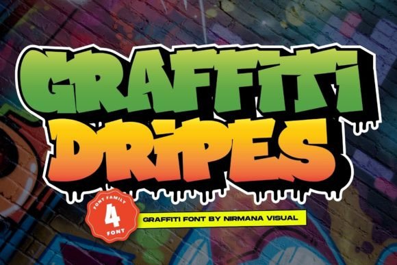 Graffiti Dripes Font: Bold Display Type for Digital Campaigns