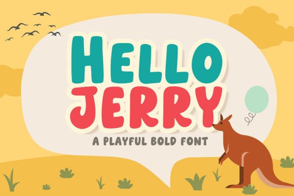 Hello Jerry Font: Bold Display Type for Digital Campaigns