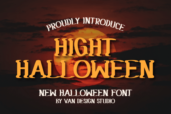 Hight Halloween Font Review: A Display Typeface for Bold Branding