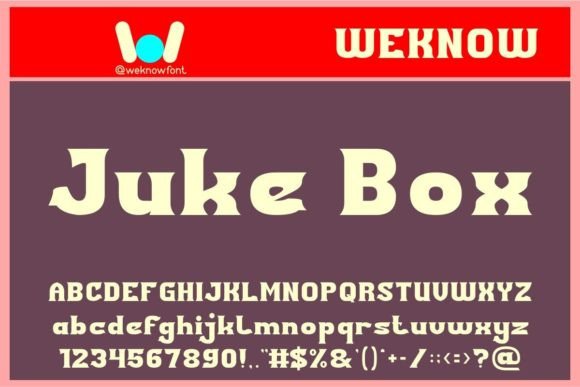 Juke Box Font Review: A Serif Display Typeface for Branding