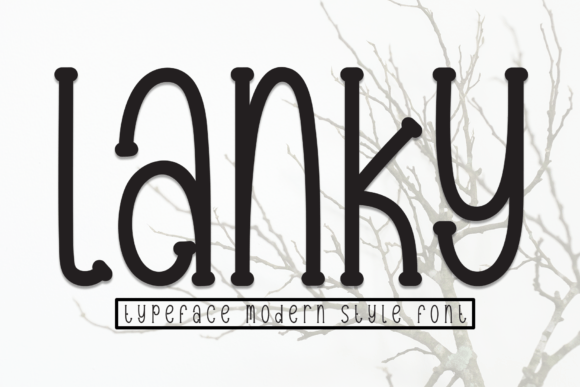 Lanky Font: A Sweet Display Typeface for Crafters