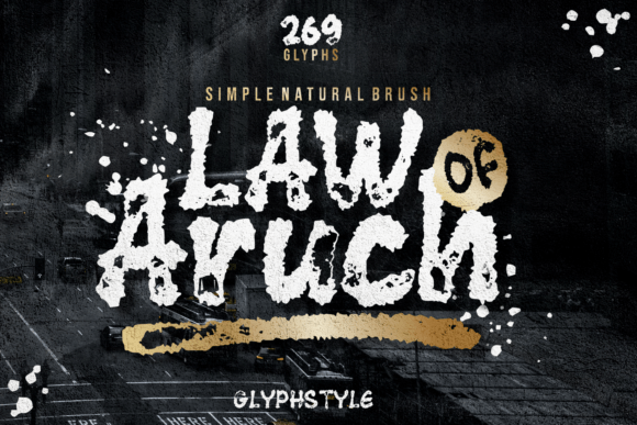 Law of Aruch Font: A Natural Display Typeface for Editorial Design