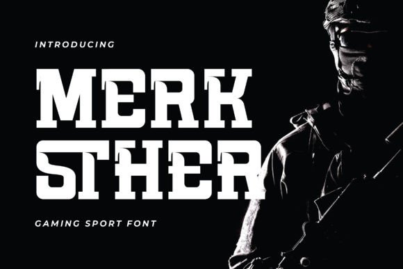 Merksther Font: Bold Display Typography for Editorial Design