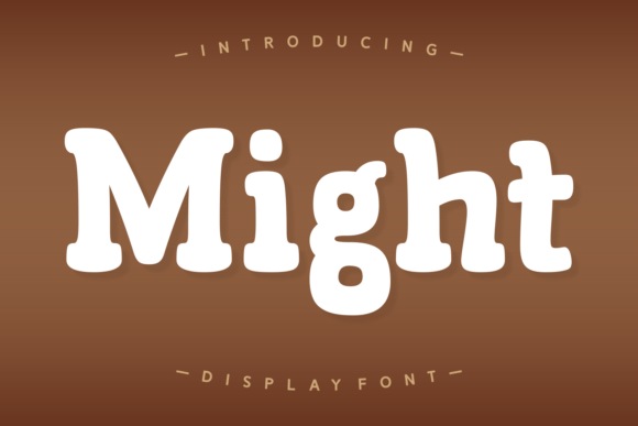 Might Font: Adding Playful Weight to Editorial Design