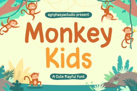 Monkey Kids Font: A Playful Typeface for Digital Design