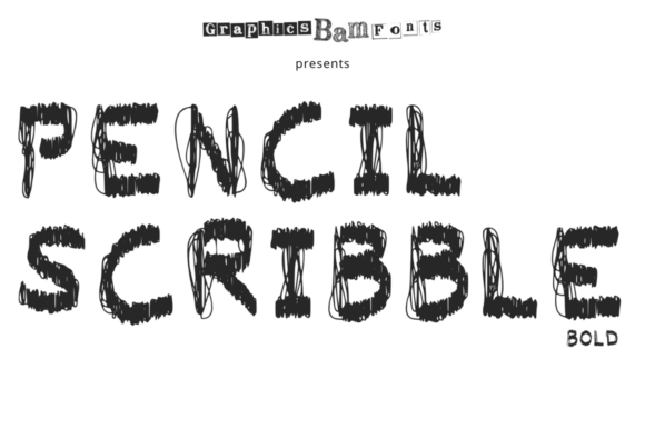 Pencil Scribble Bold Font: A Display Typeface for Branding