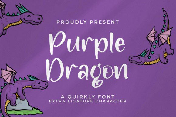 Purple Dragon Font: Adding Whimsy to Editorial Design