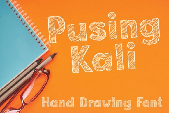 Pusing Kali Font: A Display Typeface for Fun Campaigns