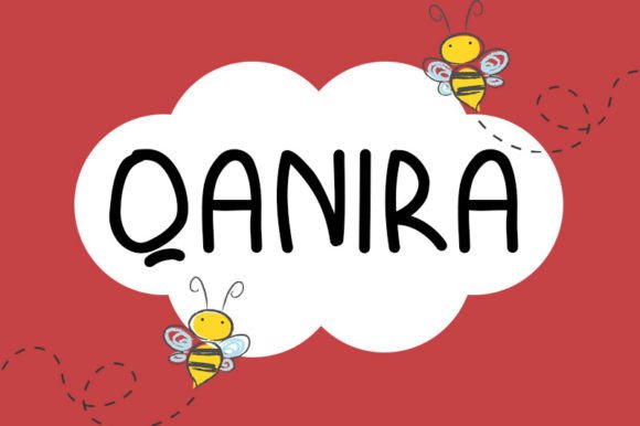 Qanira Font: Festive Display Type for Craft Projects