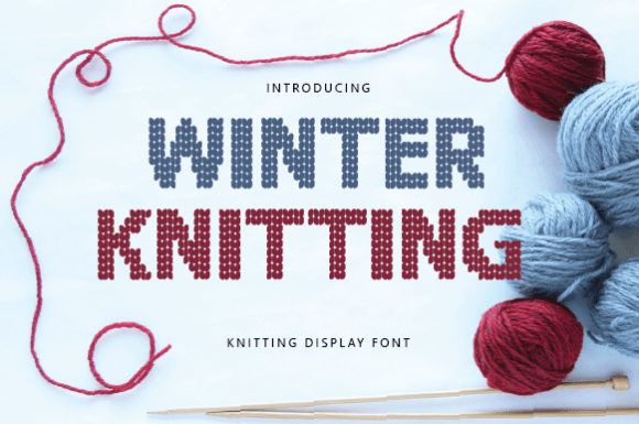 Winter Knitting Font: A Designer’s Guide to Festive Branding